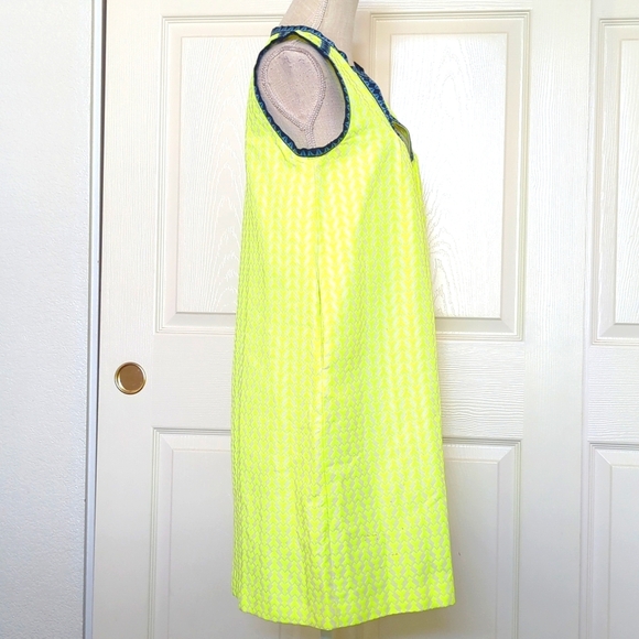 J Crew Neon Arrow Print Shift Dress - Picture 6 of 13